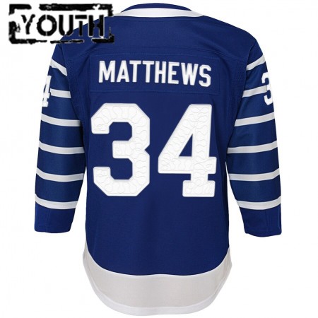 Kinder Eishockey Toronto Maple Leafs Toronto Arenas Trikot Auston Matthews 34 Blau Vintage Authentic